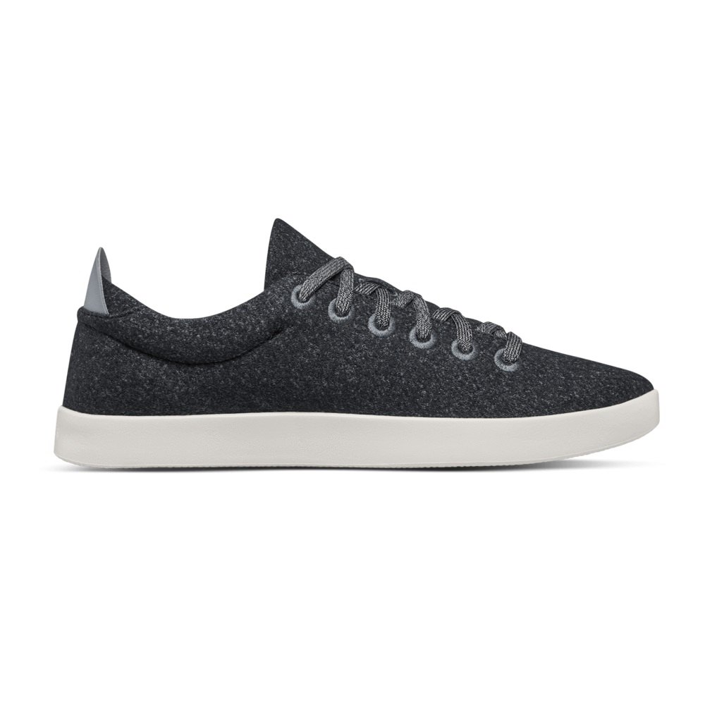 Allbirds Men\'s Wool Pipers - Sneakers Navy - WIT604532